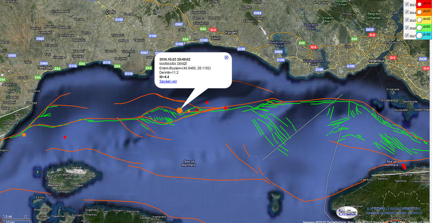 ”MARMARA DENİZ’İNDEKİ FAYLARDA BÜYÜK BİR DEPREM OLABİLİR”