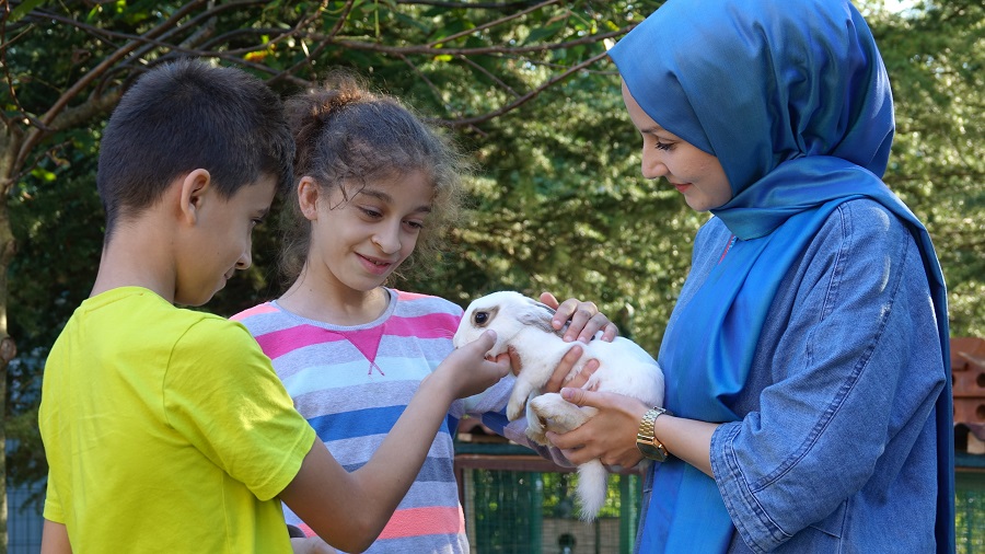 Küçük yaşta eğitim, hayvan sevgisini gelecek nesillere aşılıyor