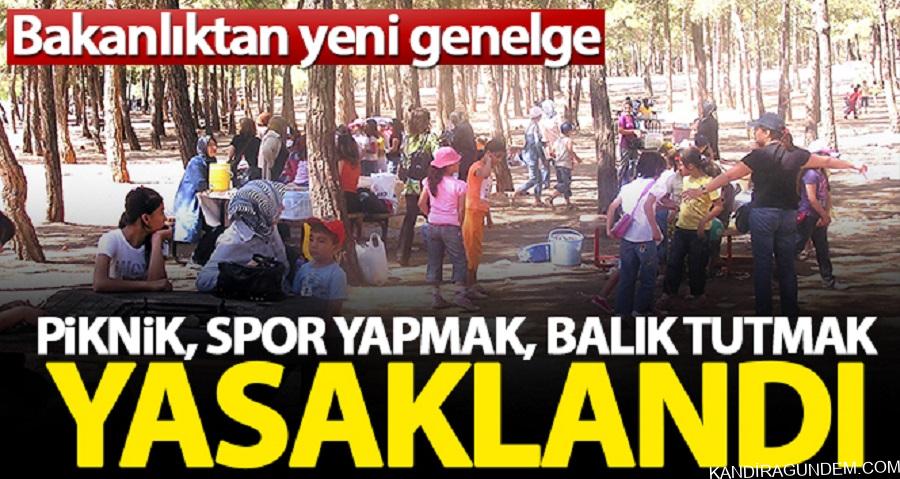 İçişleri Bakanlığı, ‘Park, Mesire, Piknik’ alanları ile ilgili genelge yayımladı