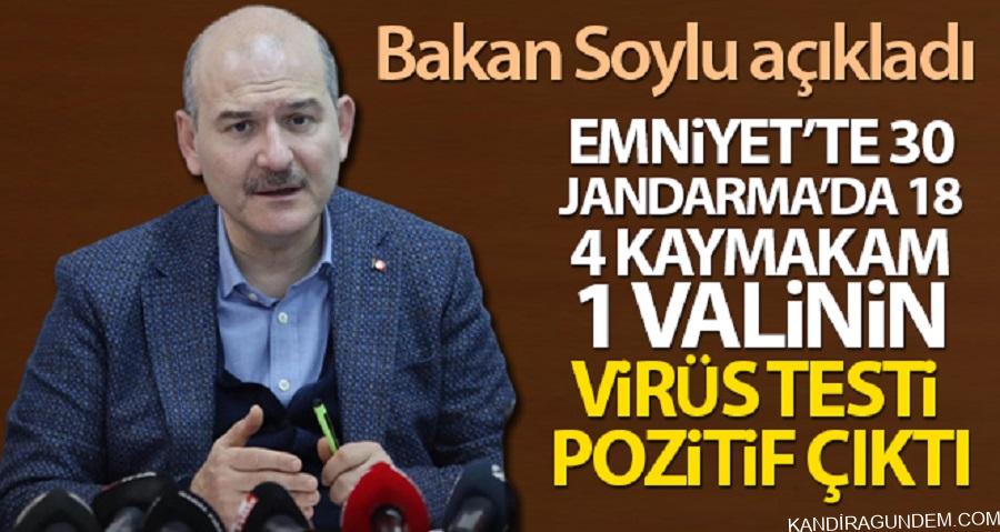 İçişleri Bakanı Soylu’dan emniyet ve kamudaki korona virüs vaka sayıları açıklaması