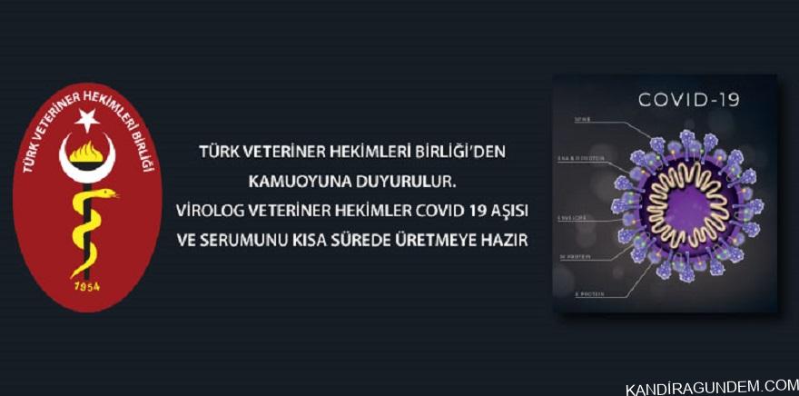 VİROLOG VETERİNER HEKİMLER COVID 19 AŞISI VE SERUMUNU KISA SÜREDE ÜRETMEYE HAZIR