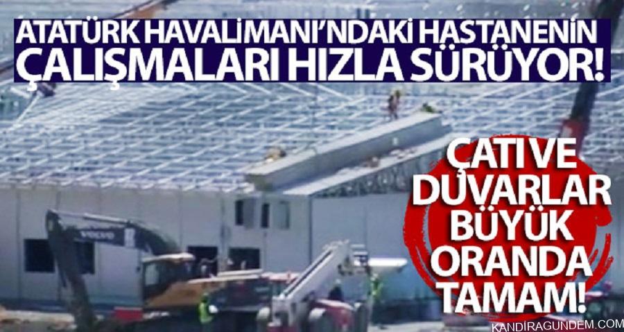 Atatürk Havalimanı’ndaki hastanenin çatı ve duvarları ortaya çıktı