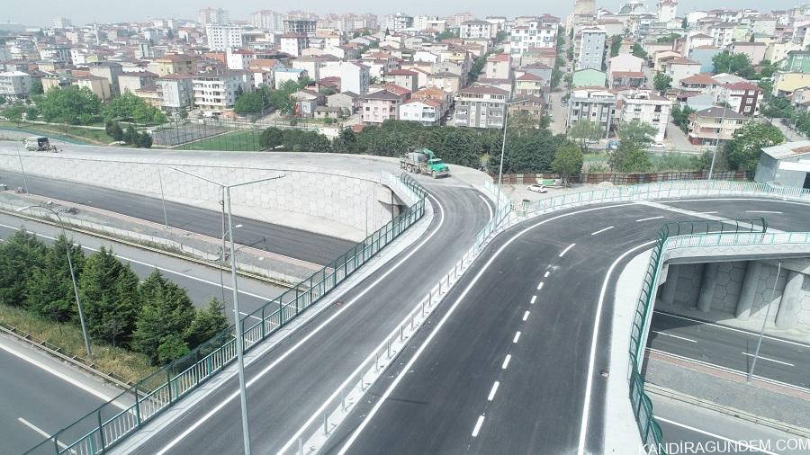 İstanbul ve Kocaeli’yi birleştiren caddede sona yaklaşıldı