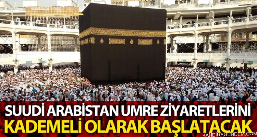 Suudi Arabistan, 4 Ekim’den itibaren umre ziyaretlerini kademeli olarak başlatacak