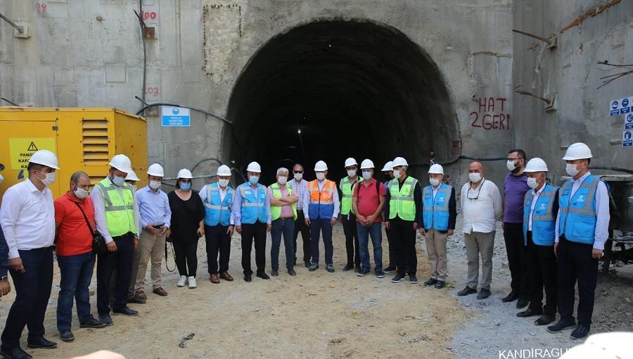 Kocaeli ile İstanbul’u birleştirecek metro hattında çalışmalar tüm hızıyla sürüyor