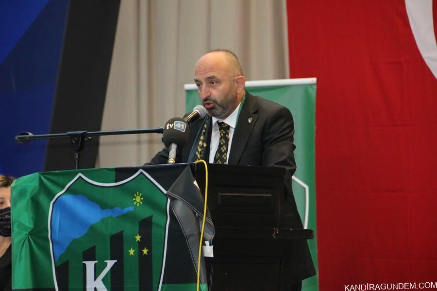 Kocaelispor’da Hüseyin Üzülmez yeniden başkan seçildi
