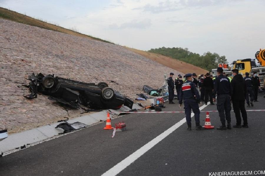 Kuzey Marmara Otoyolu’ndaki feci kazada ölenlerin kimlikleri belli oldu