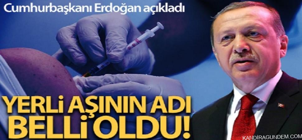 Yerli aşının adı belli oldu!